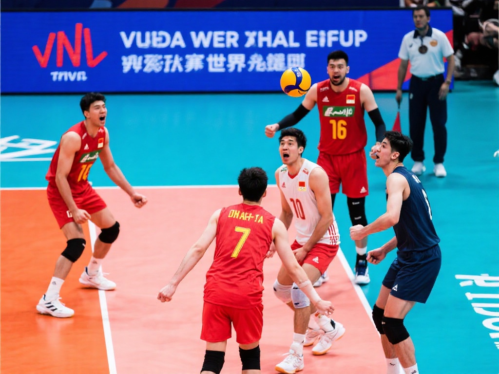 中国男排全力备战排球世联赛迎挑战 中国队从不缺乏斗志,战术和团队协作能力也