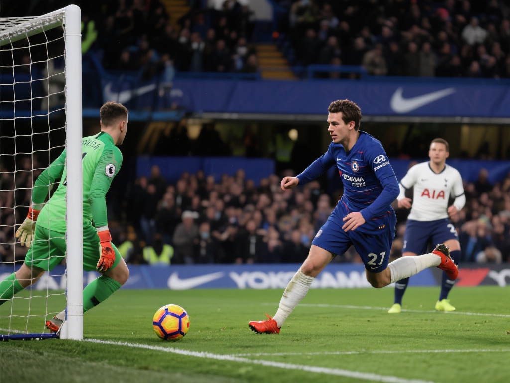 在某场经典比赛中，切尔西与热刺的交锋完美